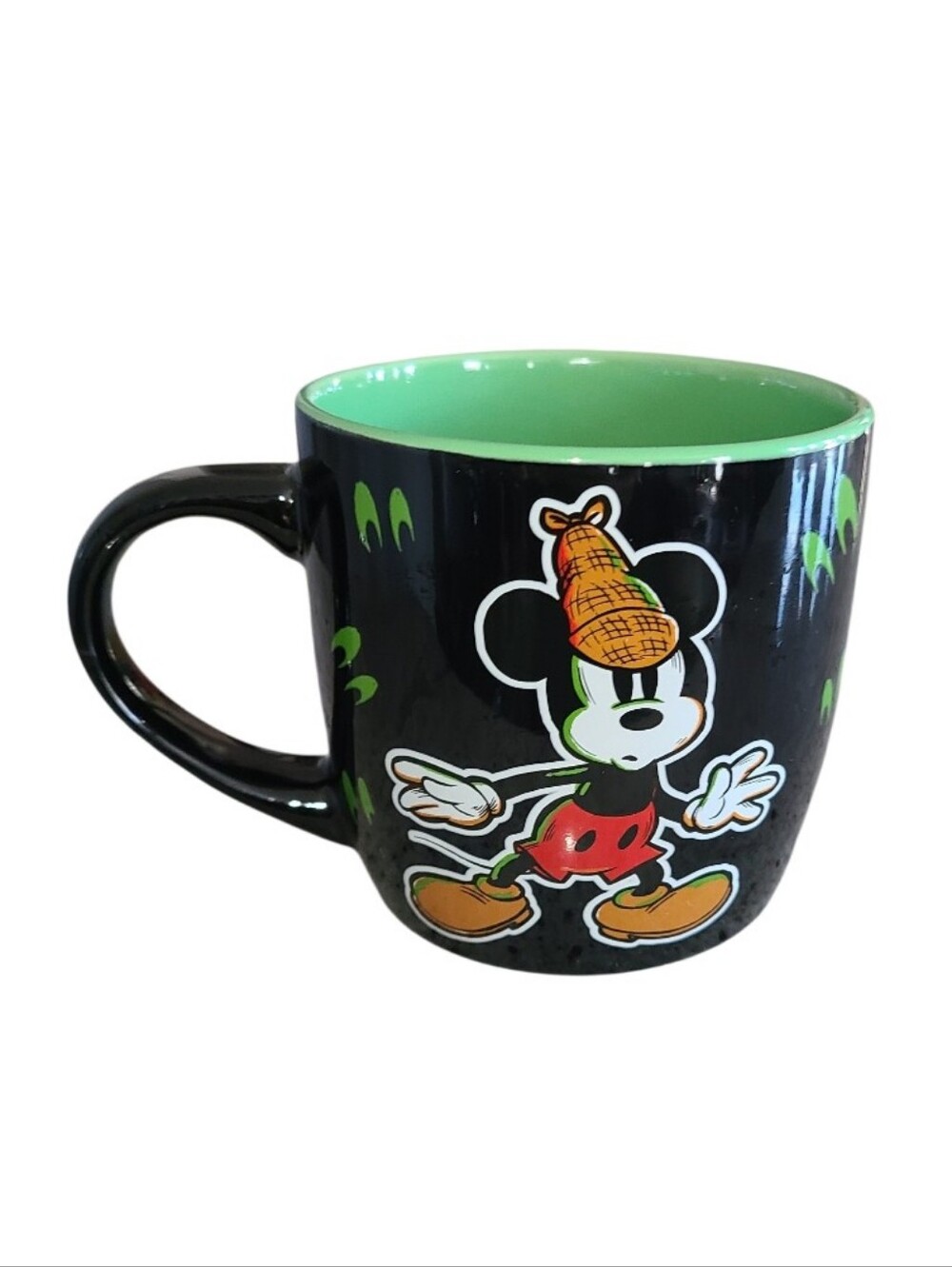 2025 Disney Ghost Exterminator Mickey Mouse Trick or Treat 20oz Black Mug NWOT